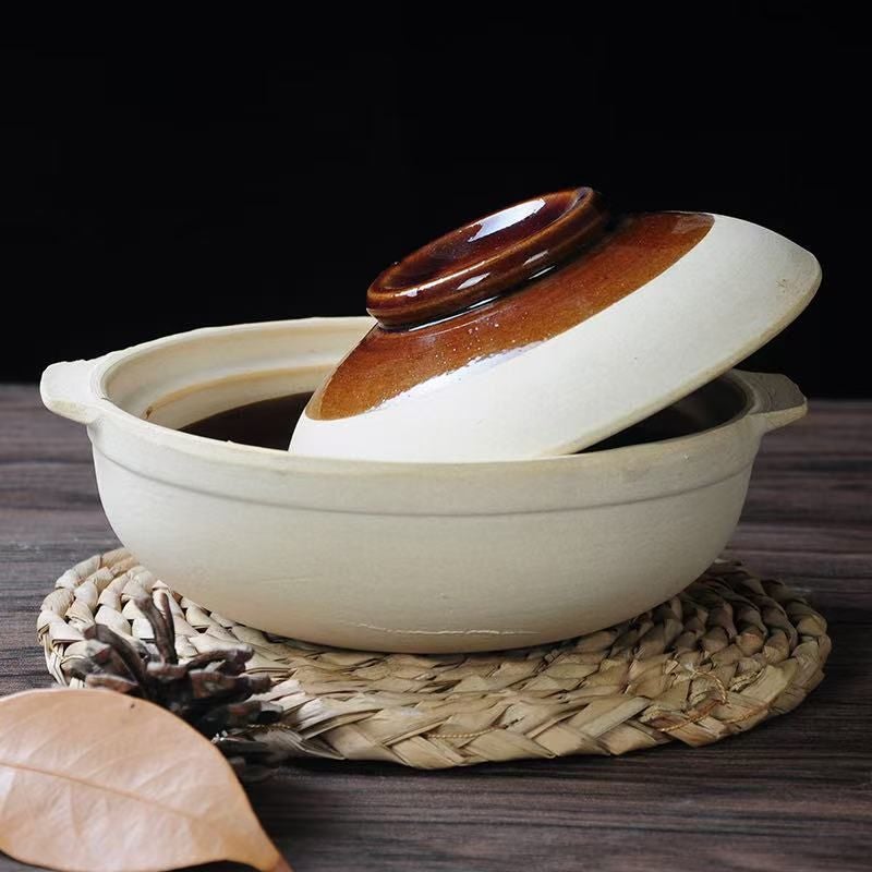 Rice Casserole Disposable Take-Out Packing Casserole Abalone Abalone Juice Rice Milk Tea Pot Ceramic Take-Out Pot - Image 2